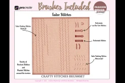 47 CRAFTY STITCHES Procreate Brushes