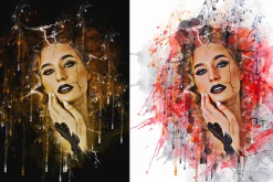 Crake Watercolor Photoshop Action