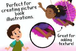 Crayon Procreate Brush pack
