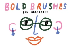 Crayons Brushes for Procreate Bundle