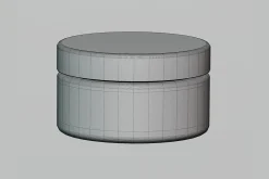 Cream jar 3d model