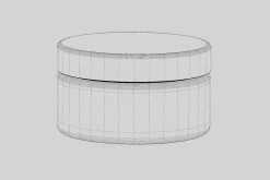 Cream jar 3d model