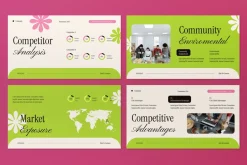 Cream Pink Company Profile PPT