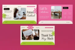 Cream Pink Company Profile PPT