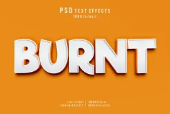 Creative Bold 3d text effects