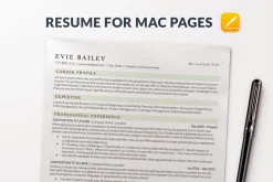 Creative ATS Resume Template Pages