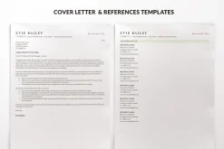 Creative ATS Resume Template Pages