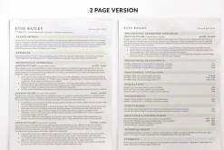 Creative ATS Resume Template Pages