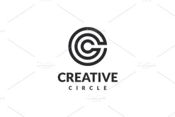 Creative Circle - Letter C Logo