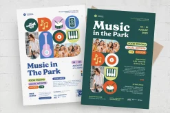 Creative Music Event Flyer Template
