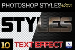 10 creative Photoshop Styles V292