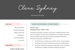 Creative Resume Template for Word