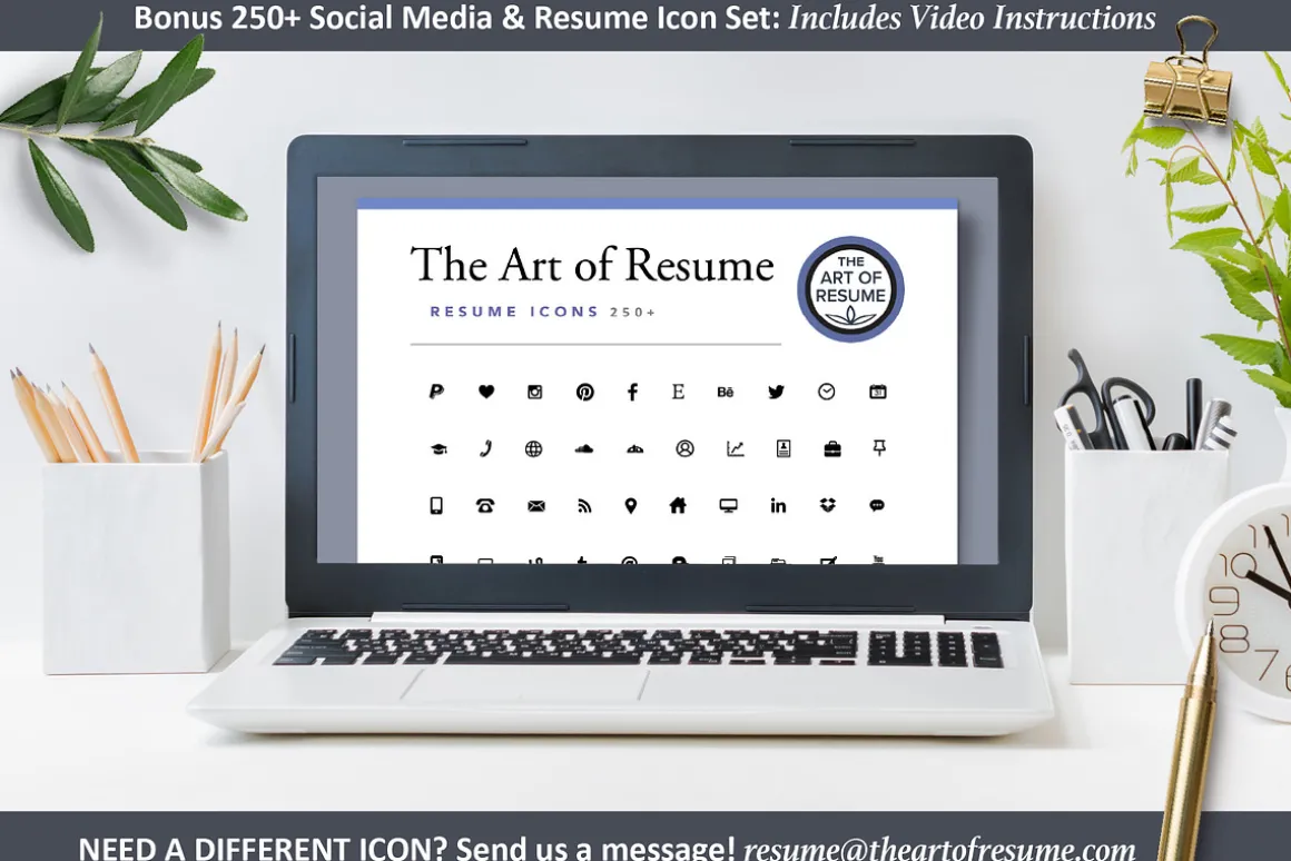 Creative Resume Template Word CV