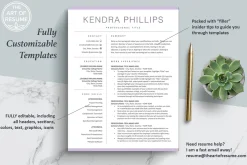 Creative Resume Template Word CV