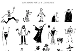 Creepy Cuties: Halloween Characters