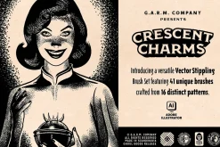 Crescent Charms - Stippling Brushes