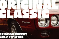 Crimson Cherry bold typeface