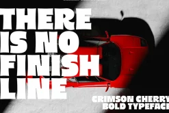 Crimson Cherry bold typeface