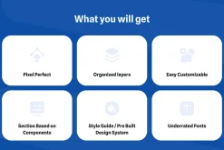 CRM Landing Pages Design Kit Figma