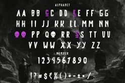 Crome Stroms Horror Display Typefa
