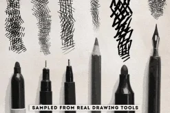 Crosshatching Procreate brushes