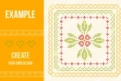 Cross-stitch borders set 3 - THIN