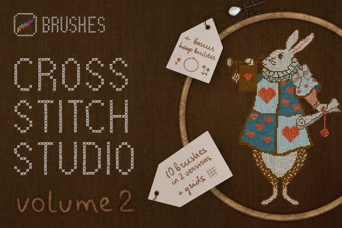 Cross Stitch Embroidery Brushes v2