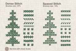 Cross Stitch Embroidery Brushes v2