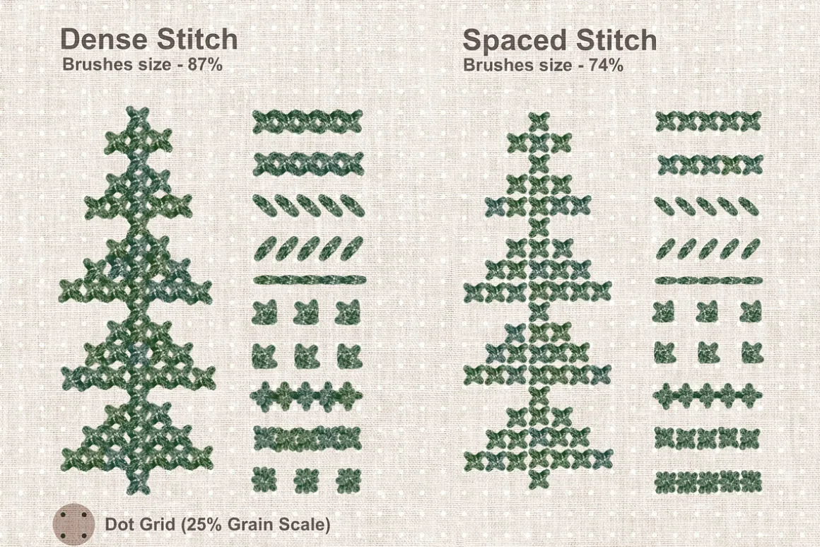 Cross Stitch Embroidery Brushes v2
