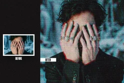 CRT Glitch Monitor Square And Poster