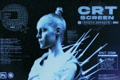 CRT Screen l Monitor Photo Effects