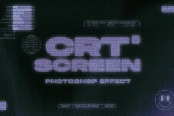CRT Screen l Monitor Text Effects