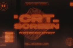 CRT Screen l Monitor Text Effects