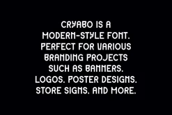 Cryabo - Unique Font