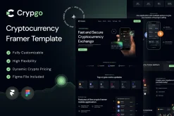 Crypgo Framer Landing Page Template