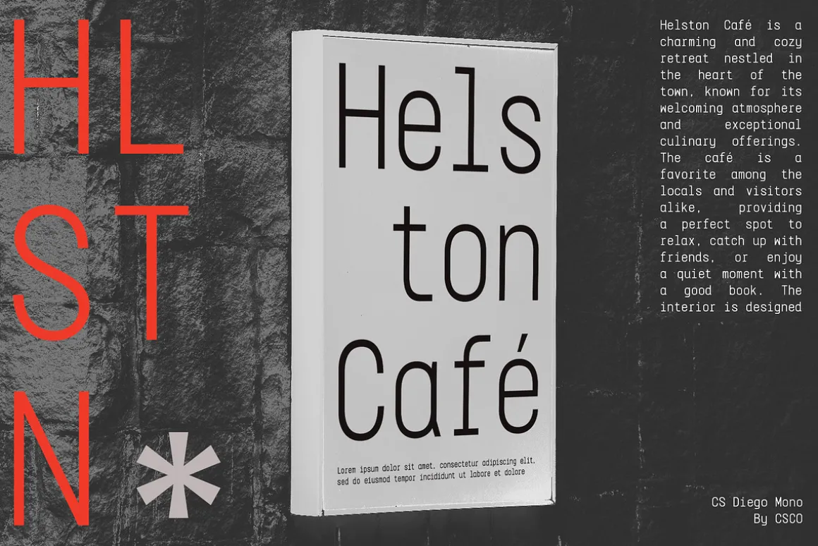 CS Diego Mono – Sans Serif Typeface