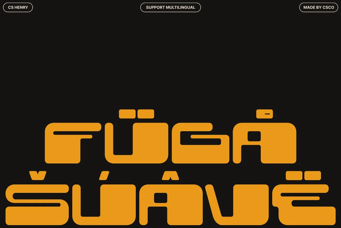 CS Henry – Y2K Font