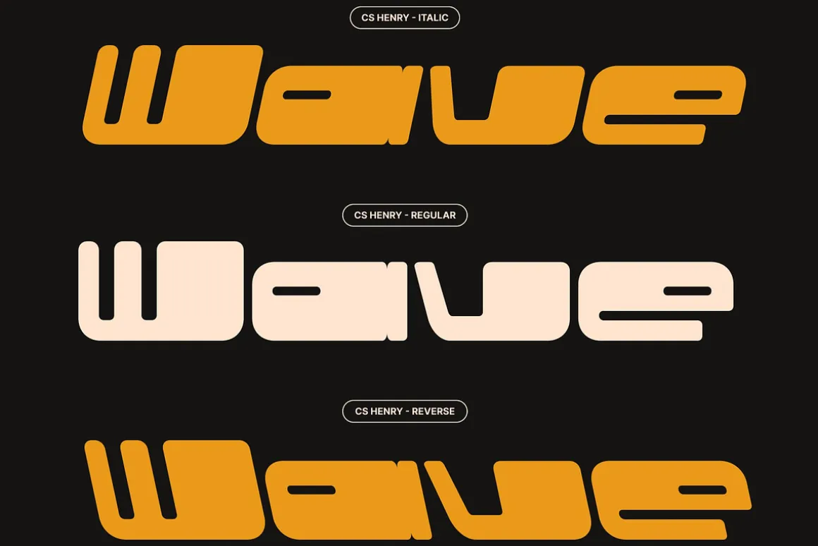 CS Henry – Y2K Font