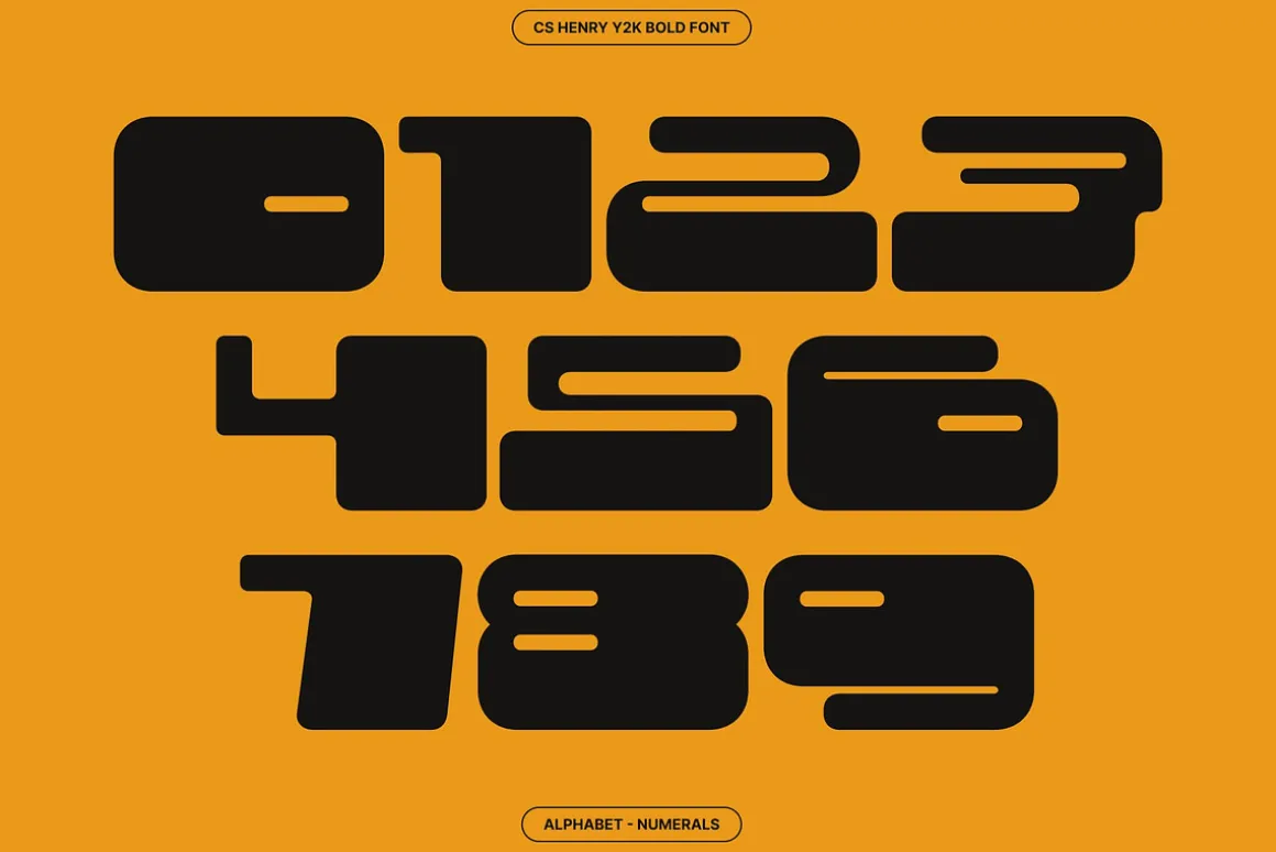 CS Henry – Y2K Font