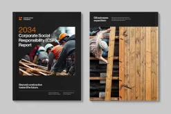 CSR Report Brochure Template
