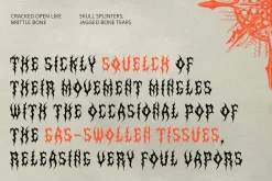 CS Wildfire – Black Metal Font