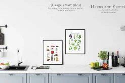 Culinary Herbs and Spices Clipart