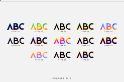 Culoare V2.0 OTF-SVG family.