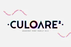 Culoare V2.0 OTF-SVG family.