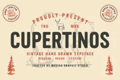 Cuppertinos – Vintage Hand Typeface