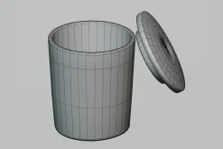 Cup with lid