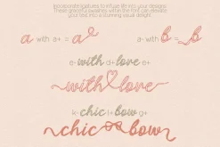 Curly Ribbon Handwritten Whimsy Font