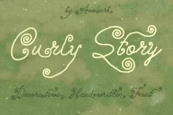Curly Story Cute Script Font