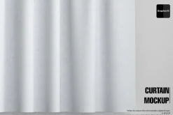 Curtain Closeup Mockup