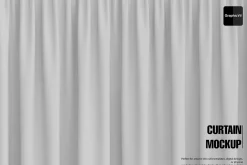 Curtain Closeup Mockup